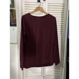 Amazon Essentials Women's Brushed Tech Stretch Long-Sleeve Crewneck Shirt XL